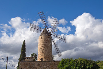 Windmühle in Mallorca
