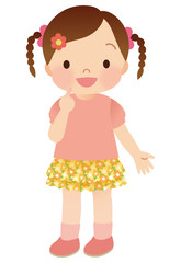 幼い子供　女の子