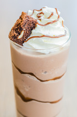 Chocolate smoothies