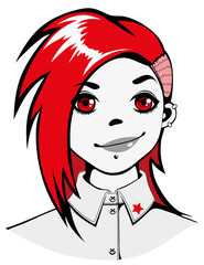 fashion girl punk