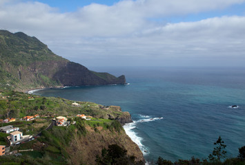 Fototapeta na wymiar Blick auf Faial, Madeira