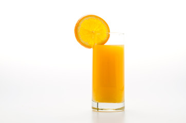 Orange juice glass