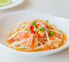 green papaya salad