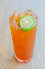 iced lemon tea