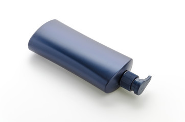 Cosmetic bottle isolated on white