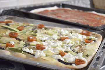 pizza ortolana