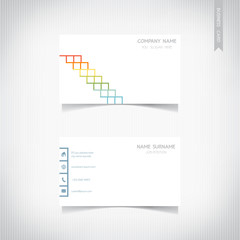 Business card template set, vector eps10