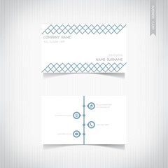 Business card template set, vector eps10