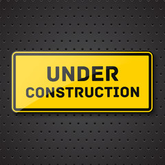 Under construction sign