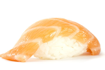 Sushi nigiri isolated on white background