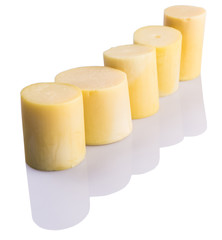 Bamboo shoot on white background