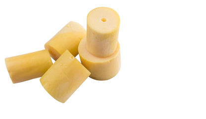 Bamboo shoot on white background