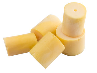 Bamboo shoot on white background