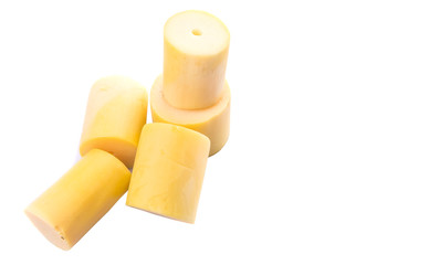 Bamboo shoot on white background