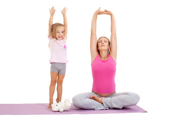 Obraz na płótnie Canvas Yoga exercise
