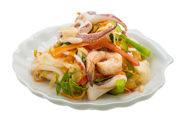 Asian seafood salad