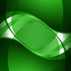 Stylish abstract green background. Vector Illustration