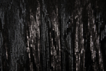Pailletten texture black