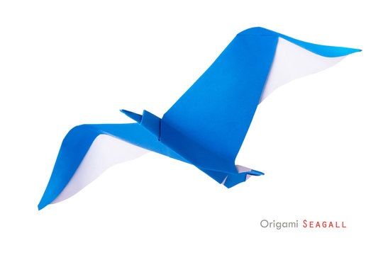 Origami seagull
