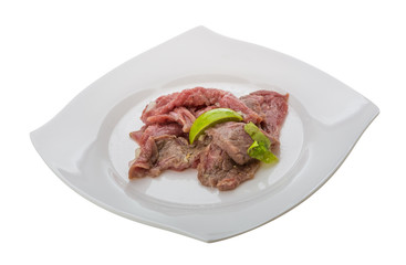 Beef carpaccio