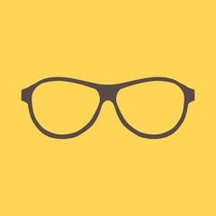 round sunglasses in retro style