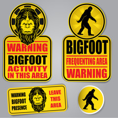 Bigfoot Warning Signs