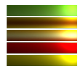 Fototapeta premium série de boutons web rectangulaires