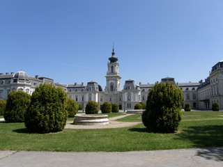 Fototapeta na wymiar Festetics Palace in Keszthely (Balaton area), Hungary