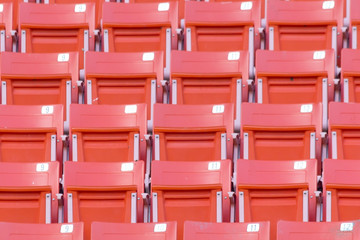 Fototapeta premium Empty seats at stadium