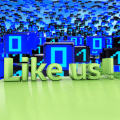 Like us - 3d Render