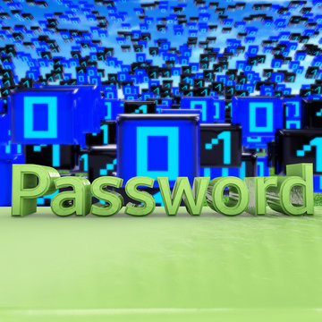 Password - 3d Render