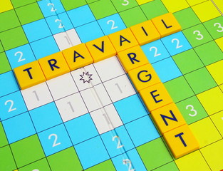 mots au scrabble,travail,argent
