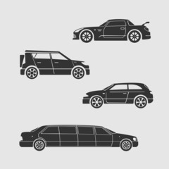 Set of cars