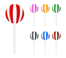 colourful lollipop
