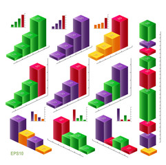 Fototapeta premium Set of infographics