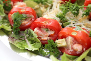 Tomates en panier