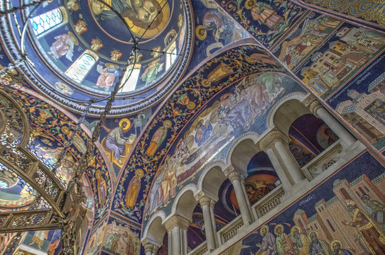 St George's Church at Oplenac, Serbia