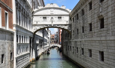 Fototapeta premium Seufzerbrücke in Venedig, Italien