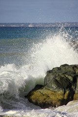 ocean waves in st martin