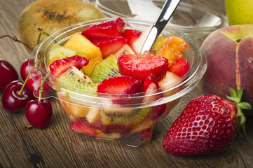 Mix of fresh fruit ready take away