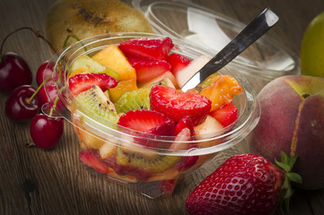 Mix of fresh fruit ready take away