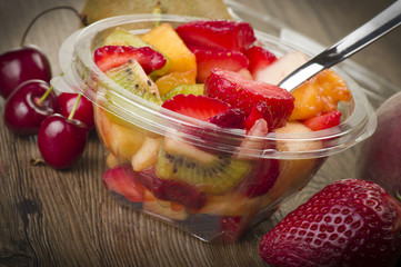 Mix of fresh fruit ready take away