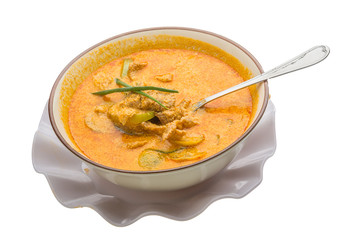 Red curry with pork