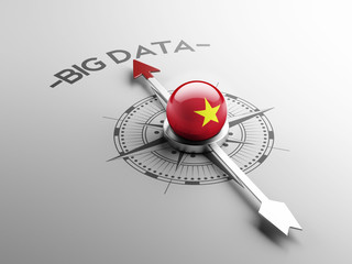 Fototapeta premium Vietnam Big Data Concept