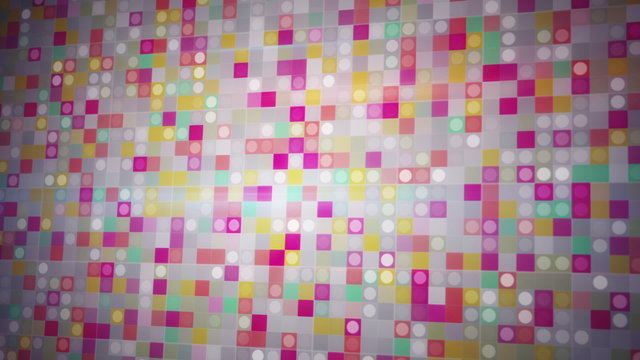 beaming colorful squares loopable background