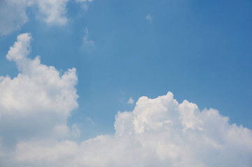 White cloud like elephant head