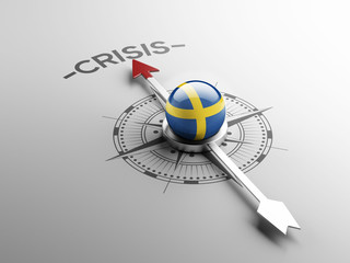 Sweden Crisis Concept.