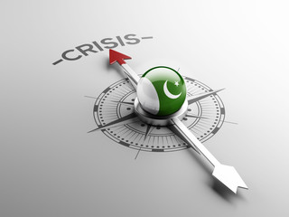 Pakistan Crisis Concept.