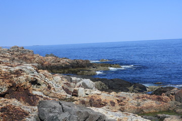 Fototapeta na wymiar Otter Cliffs Maine