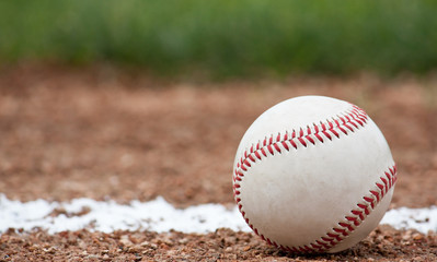 Fototapeta Close-up of a baseball obraz
